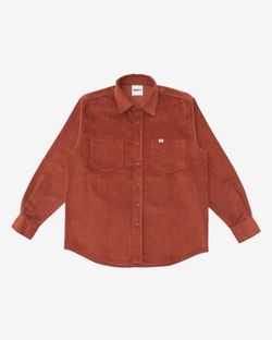 Рубашка FW23 Velvet Brick Кирпичная