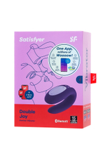 Многофункциональный смарт-вибратор для пар Satisfyer Double Joy фиолетовый