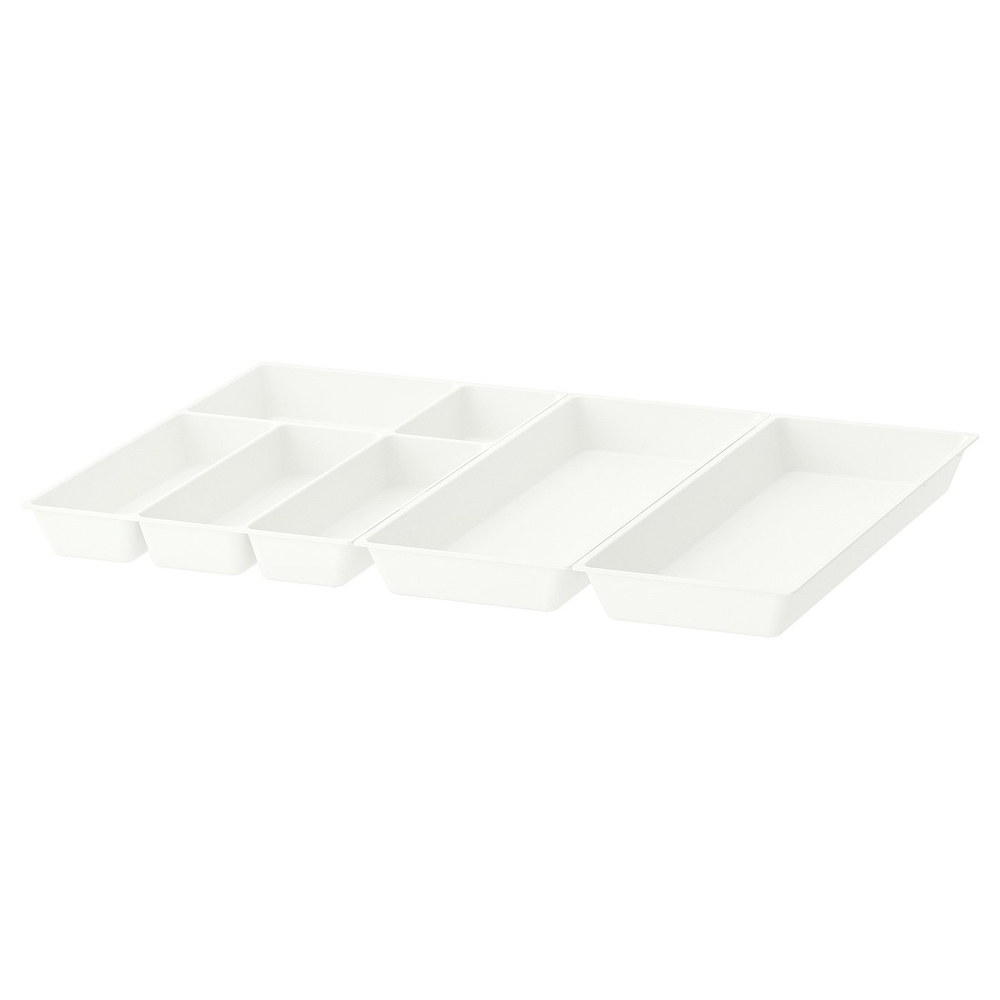IKEA UPPDATERA  (ИКЕА УППДАТЕРА)  -  Лоток для приборов/2 лотка для принадлежностей - бежевый/белый 72x50 см