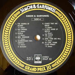 Виниловая пластинка Simon & Garfunkel ‎– Simon & Garfunkel Grand Prix 20 LP