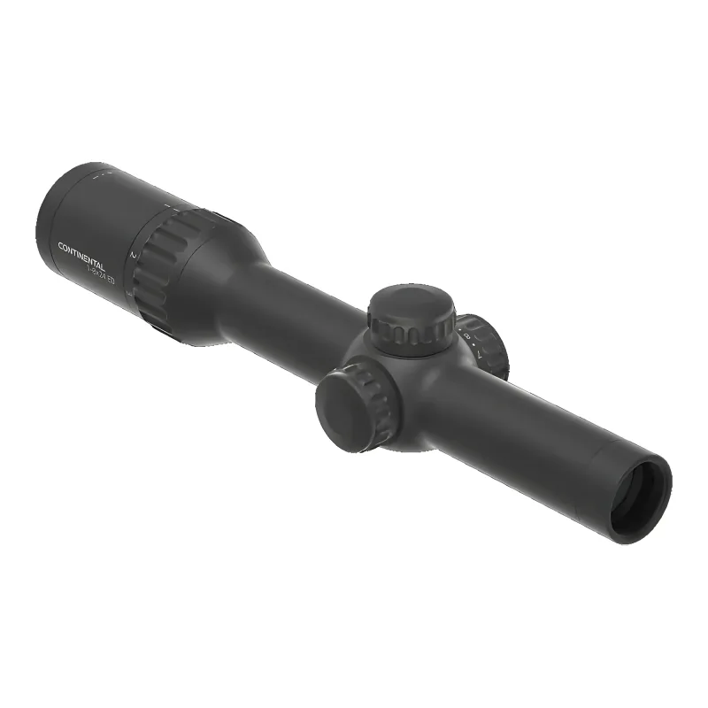 Прицел Vector Optics Continental X8 1-8x24 SFP FIBER HUNTING LPVO ED (SCOC-51) - вид сзади сверху в три четверти