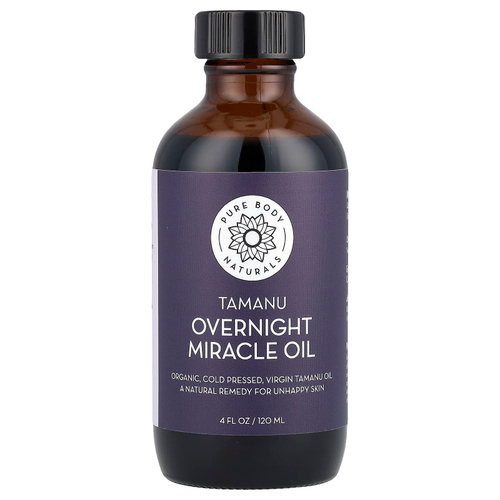 Pure Body Naturals, Масло таману для ночного чуда, 120 мл (4 жидк. Унции)