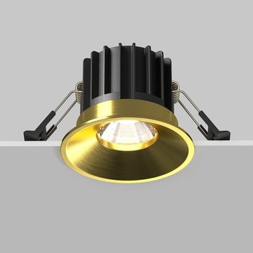 Встраиваемый светильник 12W 4000K 60° DL058-12W4K-BS латунь Round Downlight Мaytoni