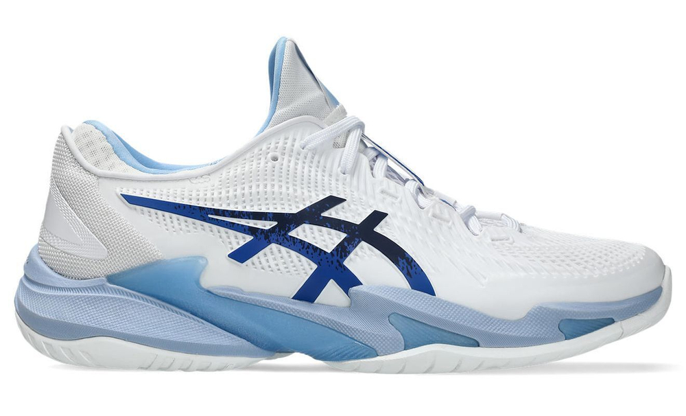 Мужские теннисные кроссовки Asics Court FF 3 Novak - white/tuna blue