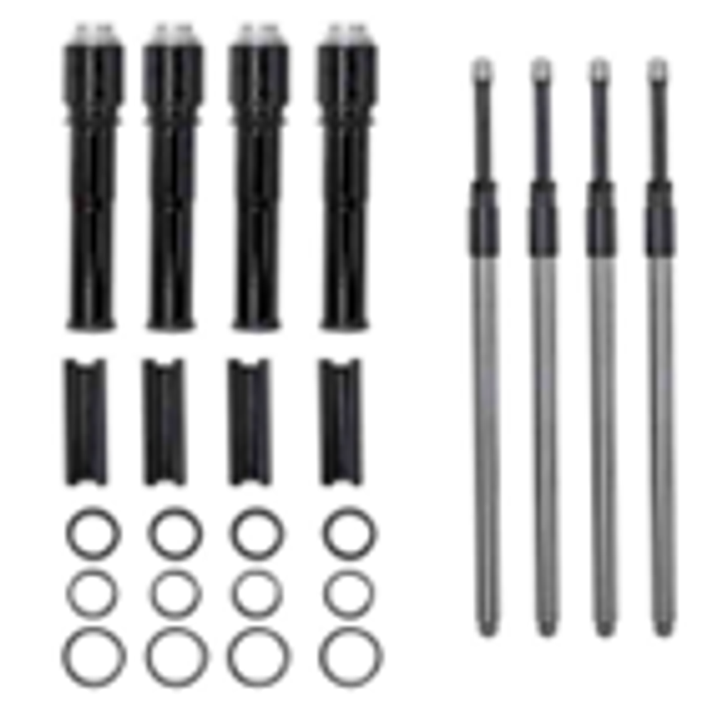 Quickee Pushrod Kit with Black Covers for TC models
