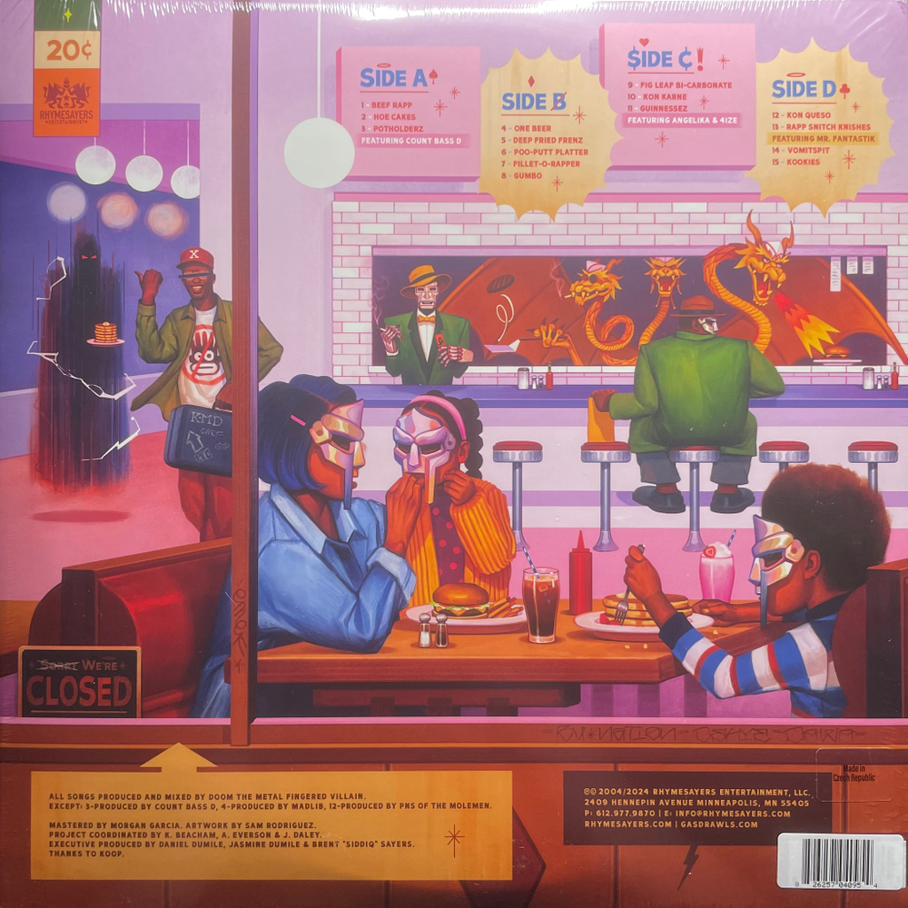 MF Doom ‎– MM..Food 2LP (Германия 2024г.) Purple