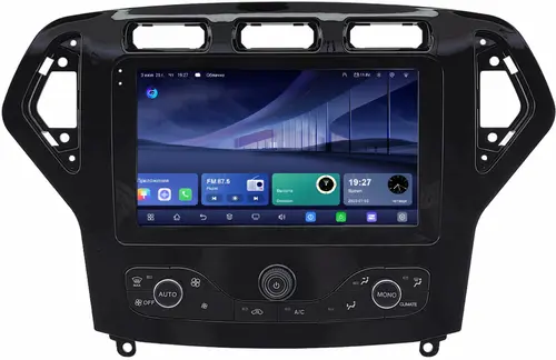 Магнитола для Ford Mondeo 4 2007-2010 - Kuberg QLed, Android 14, TS105, Быстрейшая, CarPlay, SIM-слот