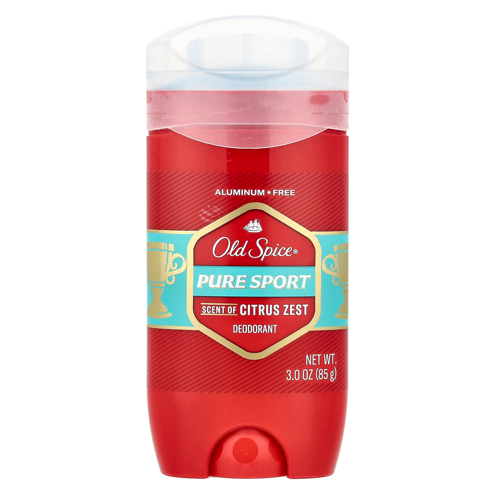 Old Spice, Pure Sport, дезодорант, цитрусовая цедра, 85 г (3 унции)