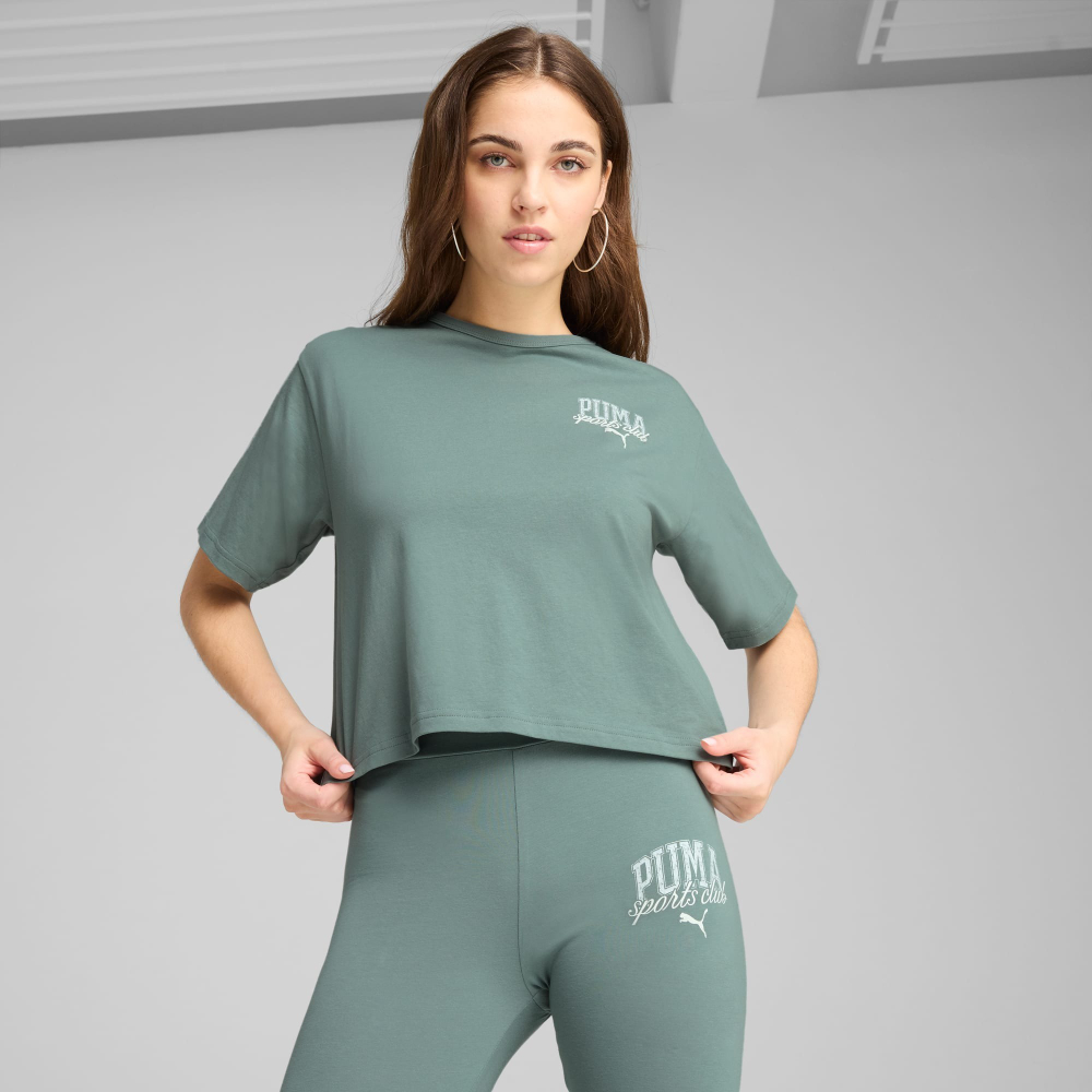 Футболка женская PUMA PUMA CLASS Relaxed Crop Tee