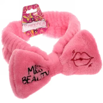 Повязка на голову «Кокетка - Miss Beauty», микс 4 цвета, 6,5*16см