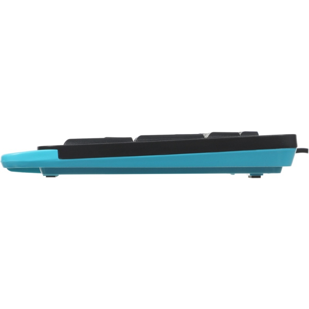 Комплект (клавиатура + мышь) A4Tech Fstyler F1010, черный/синий USB (мембранная)
