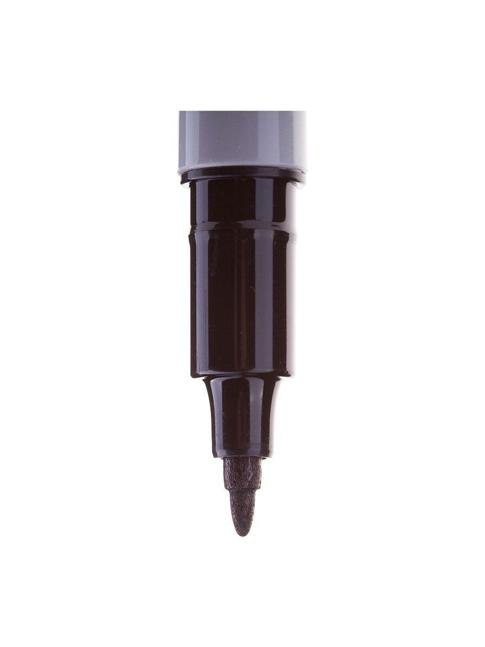 Маркер перманентный "Multi Marker Super Slim" 1мм пулевидный черн. Crown 08-8001