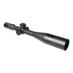 Прицел March-FX 5-40x56 Gen II FML-PDKI FFP, подсветка - полный вид с длинной передней трубкой