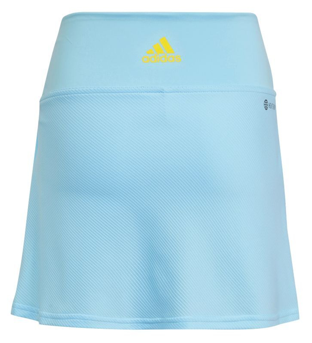 Юбка для девочки теннисная Adidas Tennis pop Up Skort - небесный
