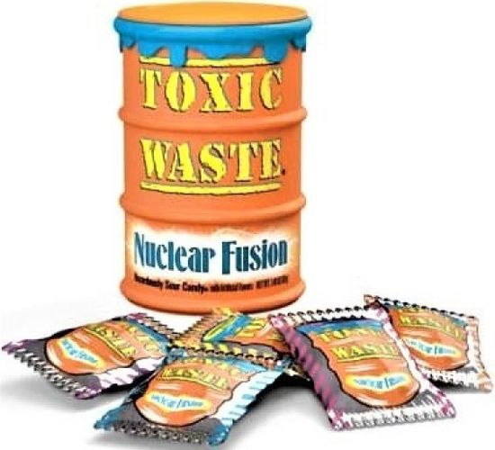 Кислые леденцы Toxic Waste Orange Drum (оранжевая бочка), 42 г (США)