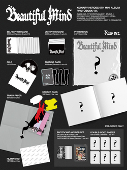 Альбом XDINARY HEROES - BEAUTIFUL MIND 6th Mini Album PHOTOBOOK 2 Version SET