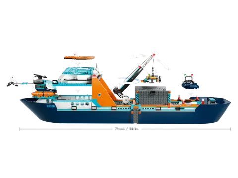 Конструктор LEGO City 60368 Корабль «Исследователь Арктики»