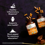 Organic India, Turmeric Formula, куркума, поддержка подвижности и здоровья суставов, 90 растительных капсул