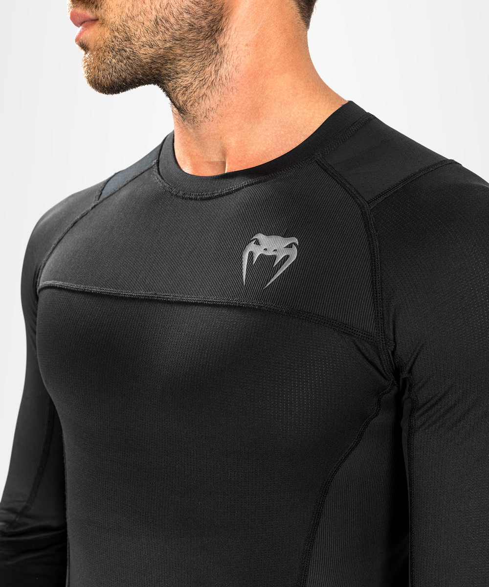 Шорты компрессионные Venum Midnight Fury Black/Grey/Silver
