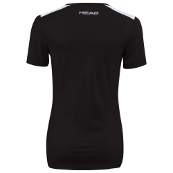 Женская теннисная футболка Head Club 22 Tech T-Shirt W - черный