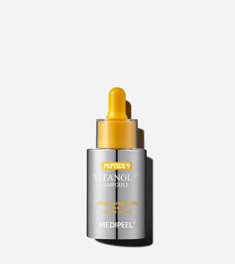 Лифтинг-ампула с пептидами и 20% Niacinamide MEDIPEEL Peptide 9 Vitanol Ampoule PRO 30 мл. (Срок годности до 26.06.2027)