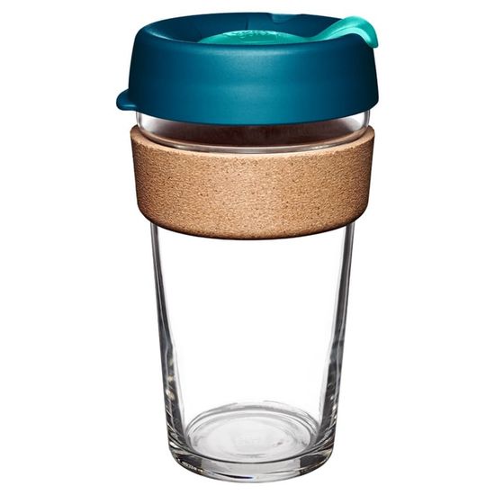 Кружка стеклянная KeepCup Brew Cork Polaris 454 мл (уценка)