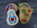 Дисковая игольница "Матрёшка"