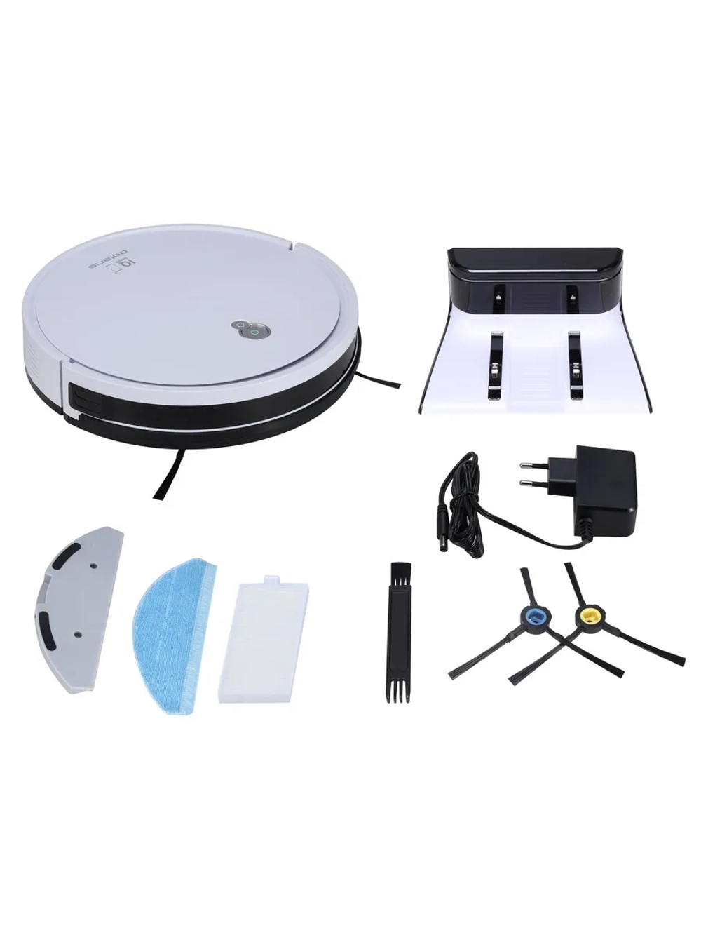 Робот-пылесос POLARIS PVCR 1226 WI-FI IQ Home Gyro белый - Уценка