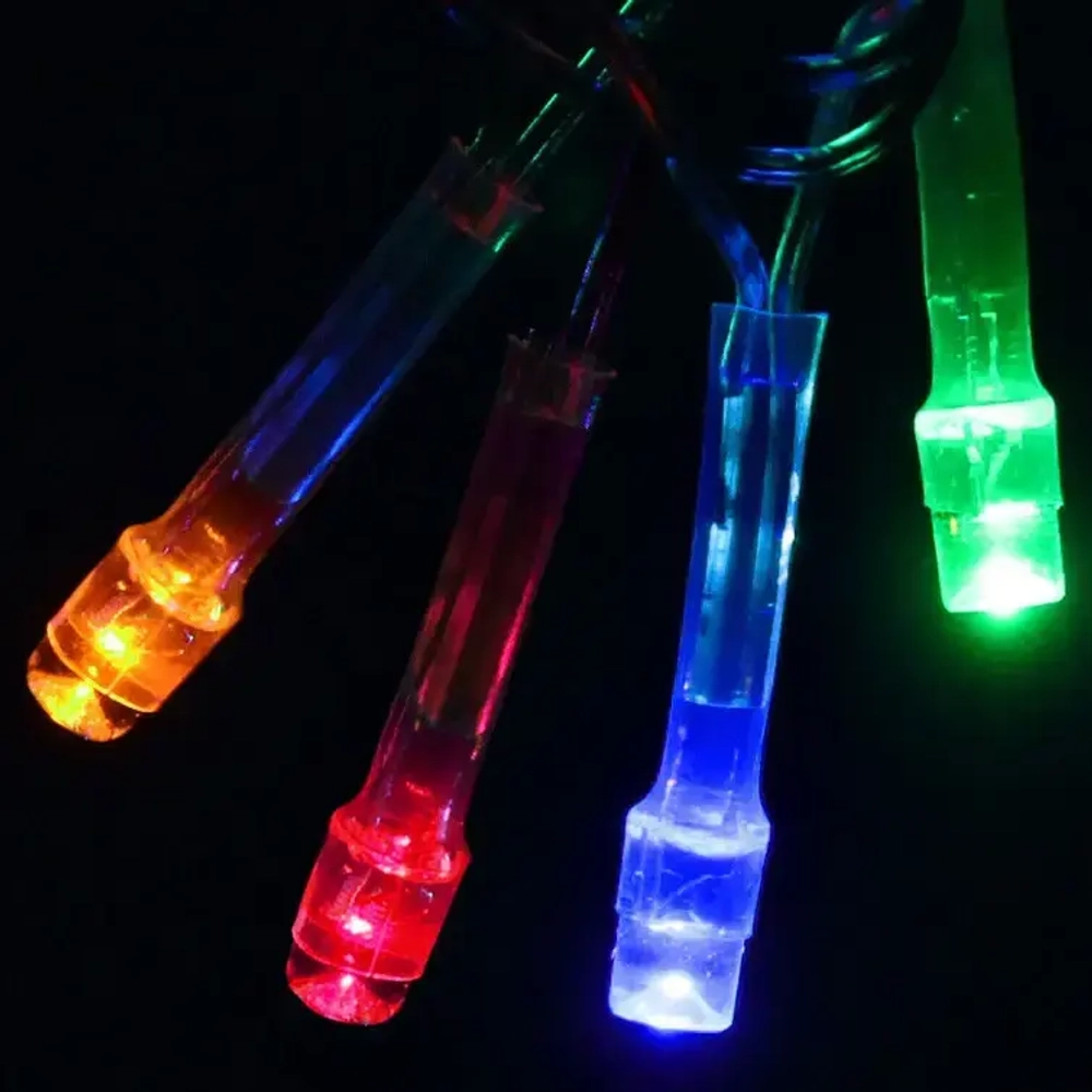 Гирлянда для дома с USB-зарядкой 3м 30 ламп LED, прозрач.провод, IP-20, Мультицвет