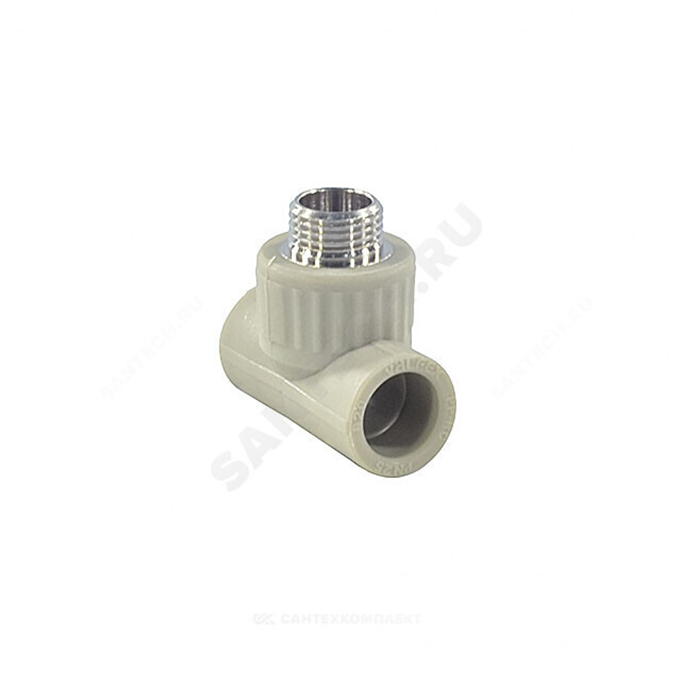Тройник PP-R комбинированный серый Дн 32х1" НР VALFEX 10128032Г