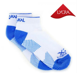 Karakal X2+ SPORTS TRAINER SOCKS X1 SIZE UK 3-7 EUR 36-40 White/Blue