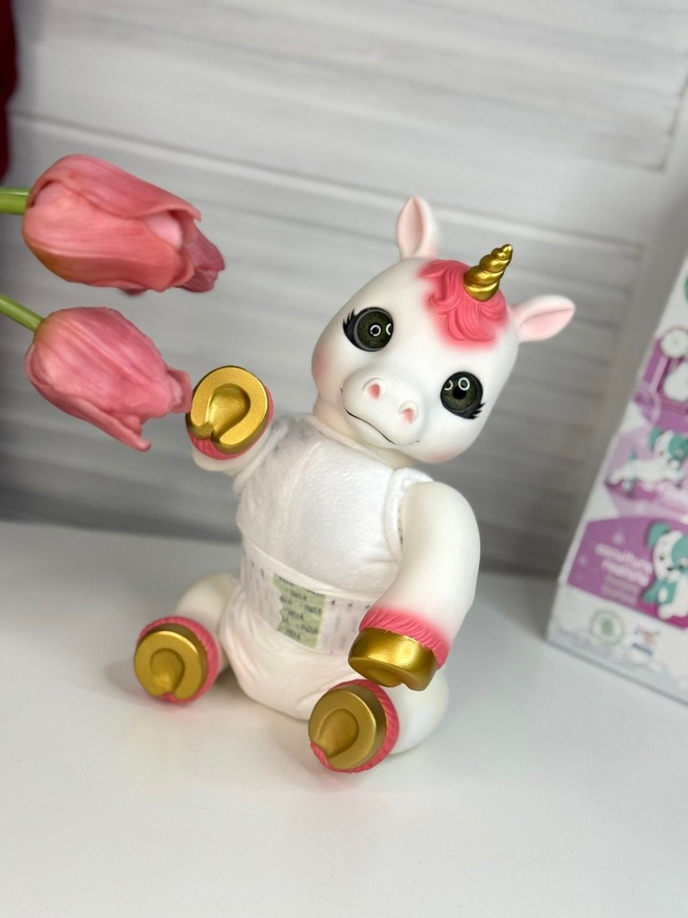 Игрушка мягконабивная 35см АниРеал Единорожка (60150)