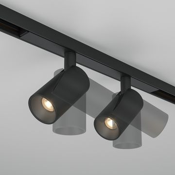 Трековый магнитный светильник LED 10W 3000К-6000К IP20 TR176-1-2X5WTW-M-B чёрный Focus Duo Basity Maytoni