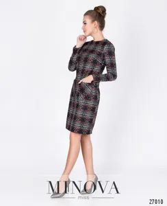 Платье 8597-синий Minova