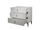 Комод Garda Decor Дориа(Doria) белый 74*40*76 см