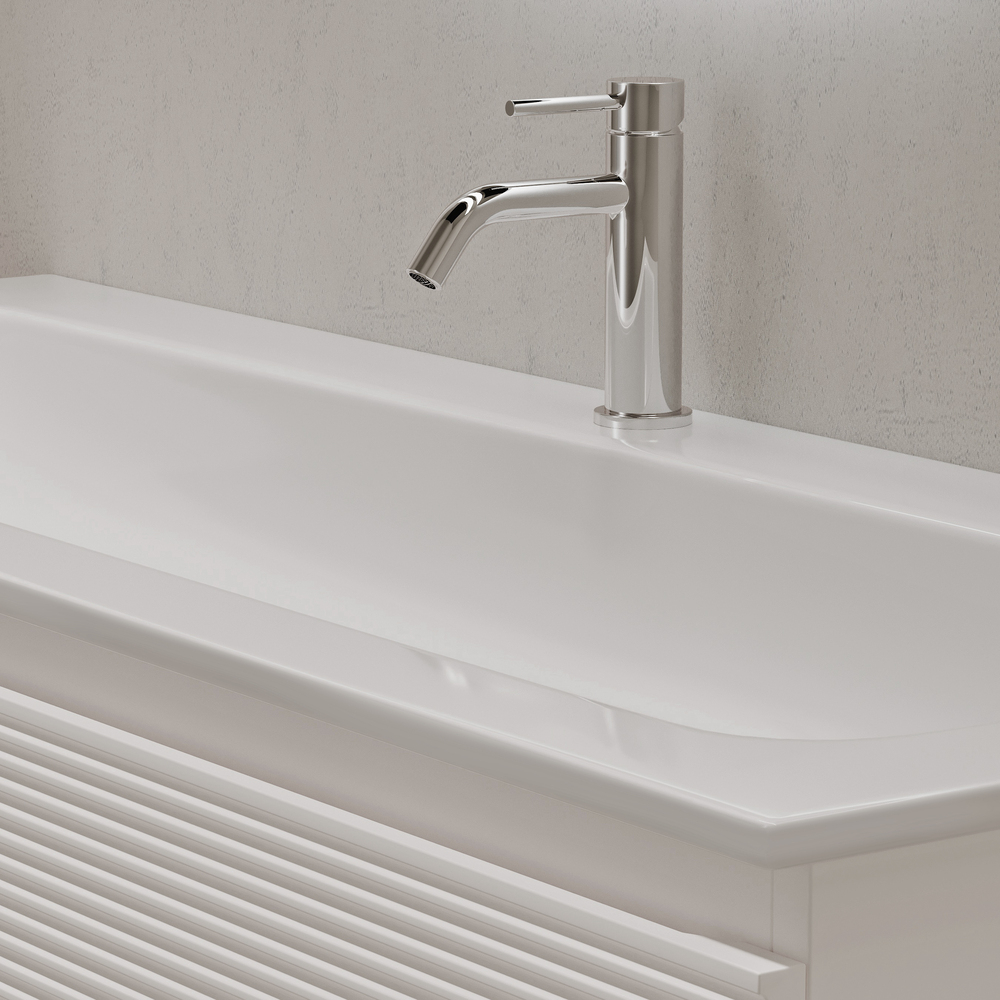 Тумба подвесная под раковину Sancos Folk, Bianco 1195х445х500, арт. FL120W
