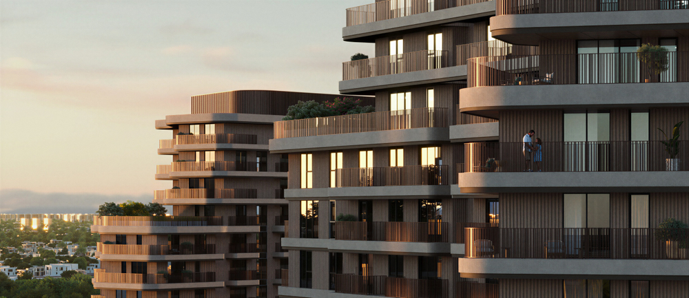 ЖК "THE WILDS RESIDENCES", ОАЭ, Дубай . Современная жизнь переплетается с нетронутой природой среди зелени, журчащих ручьев и живописных парков