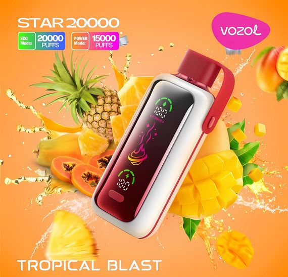 Vozol STAR 20000 - Tropical Blast (5% nic)
