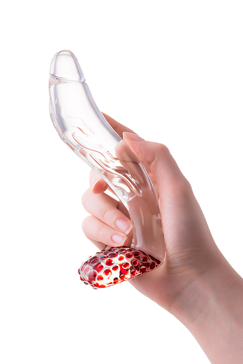 Фаллоимитатор Sexus Glass, стекло, 17,5 см
