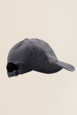 Кепка KUL'TURA "Logo K" Garment Dyed Темно-серый