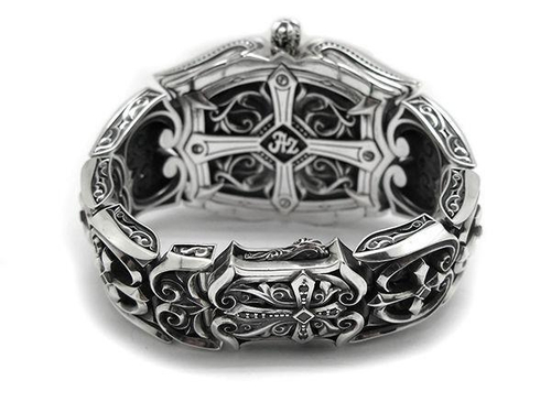 Часы из серебра Great Cross AZW-002BS