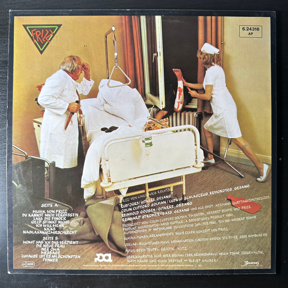 Frizz ‎– Nicht Zu Retten (Германия 1980г.)