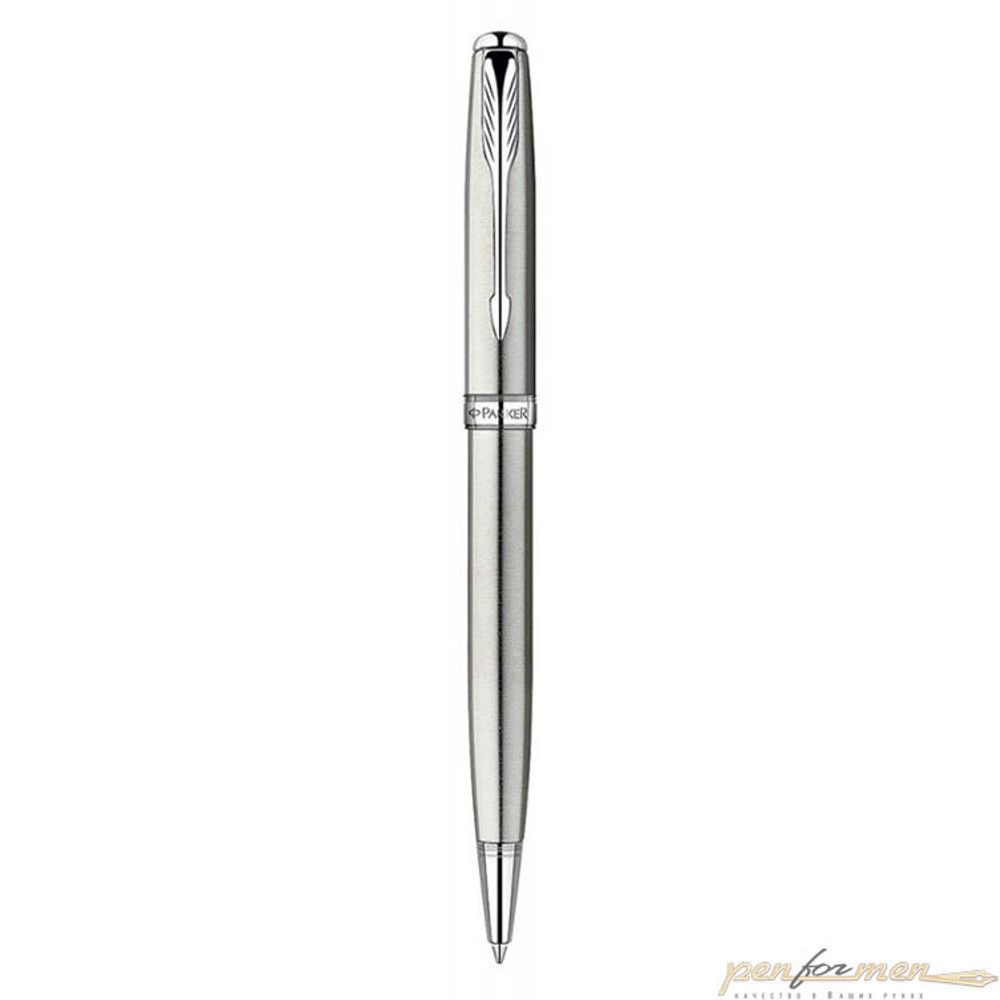 набор Parker ручка Sonnet K526  St Steel CT + чехол (1978403)