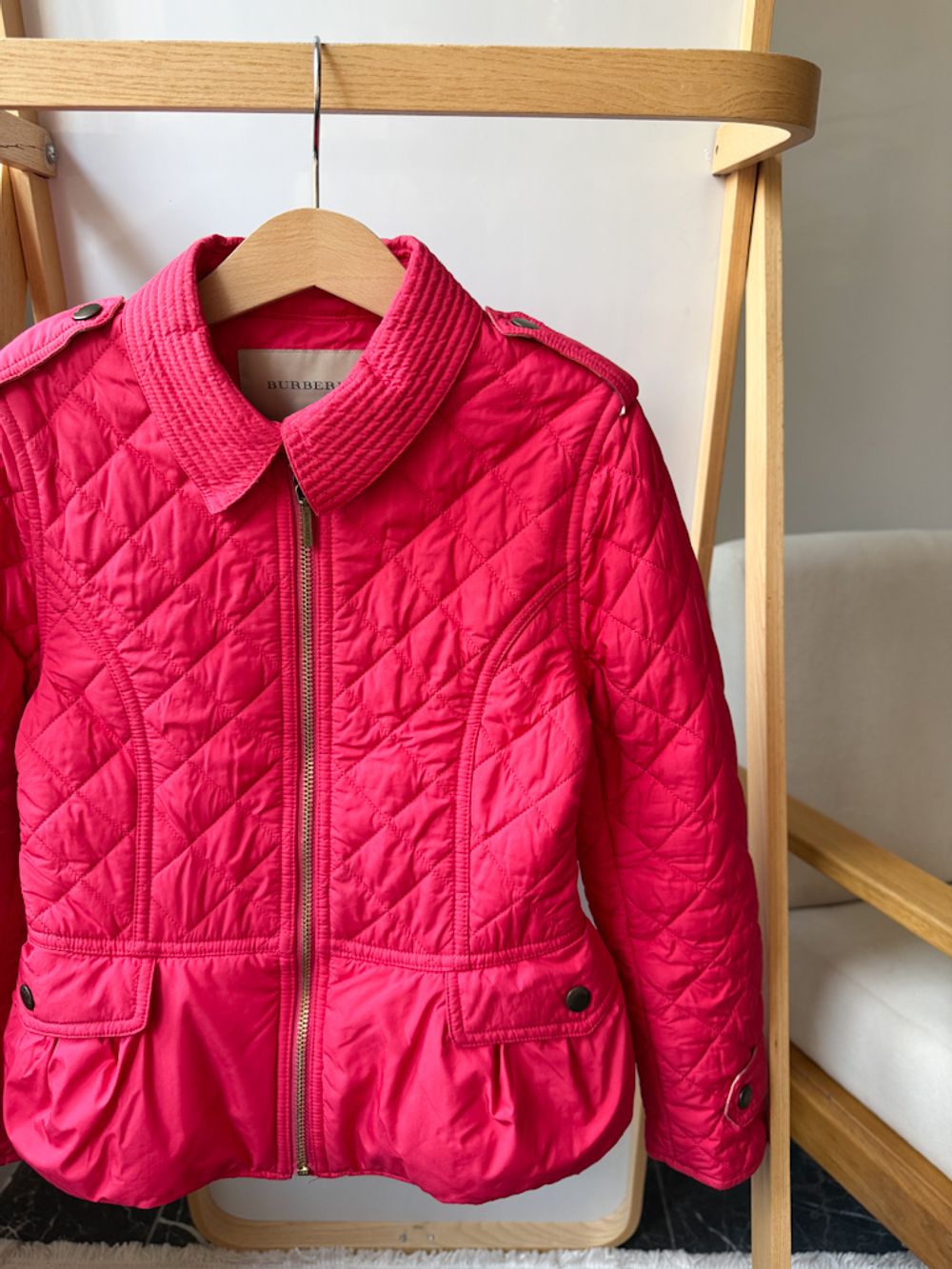 Стёганая куртка Burberry, 128