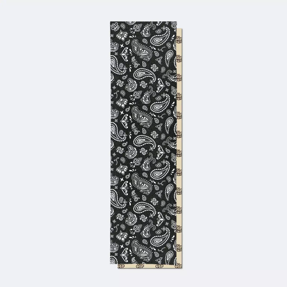 Шкурка DipGrip Paisley Black c перфорацией