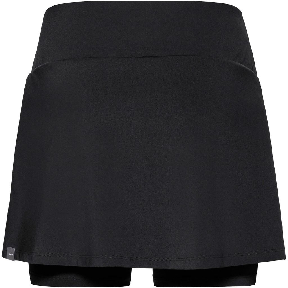 Теннисная юбка Head Club Basic Skort Long W - черный