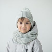 Снуд из смесовой шерсти "Пепел"