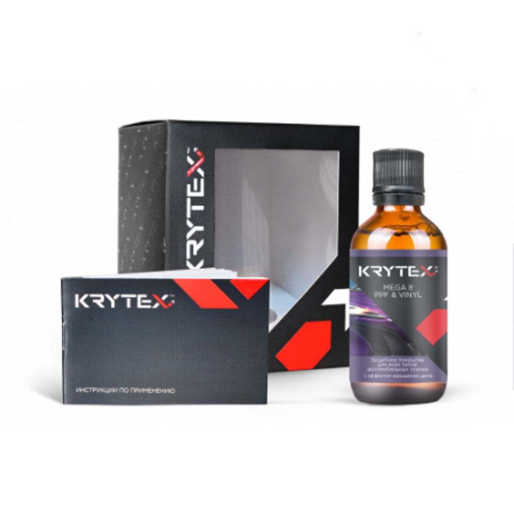 KRYTEX MEGA 8 PPF & VINYL Защитное композитное покрытие 50мл