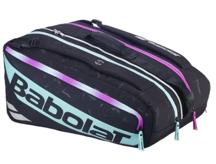 Сумка для Padel Babolat RH Pro Padel Juan Lebron - black/purple/light green