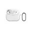 Чехол силиконовый Protective Case с карабином для AirPods Pro 3 Белый